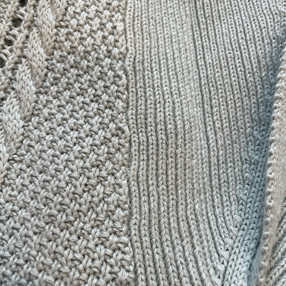 Lauren by Ralph Lauren Woven Button Down Sweater - Picture 6 of 7